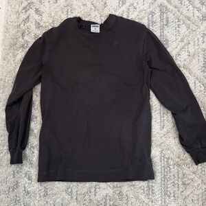 Gymshark lifting Oversized Long Sleeve Tee grey/purple XS